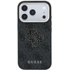 Dėklas Guess 4G & Big Resin Logo skirtas iPhone 18 Pro / iPhone 17 Pro juodas