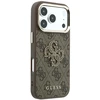 Guess 4G & Big Resin Logo Dėklas, skirtas iPhone 17 Pro Max / 18 Pro Max – Ruda