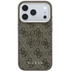 Guess 4G & Big Resin Logo Dėklas, skirtas iPhone 17 Pro Max / 18 Pro Max – Ruda