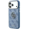 Dėklas Guess 4G & Big Resin Logo Case for iPhone 17 Pro / 18 Pro - Šviesiai mėlyna