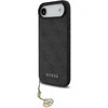 Guess 4G Charm dėklas skirtas iPhone 17 Air Tone on Tone pilkos spalvos