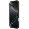 Original dėklas GUESS 4G Circle Classic Logo MagSafe skirtas Apple iPhone 17 Pro Max rudos spalvos