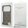 Guess 4G MagSafe dėklas skirtas Apple iPhone 17 Pro rudos spalvos