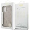Guess PU Leather 4G Colored Ring MagSafe dėklas skirtas Apple iPhone 17 Rožinė