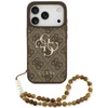 Dėklas Guess 4G Strap 4G Classic Logo Case for iPhone 18 Pro / 17 Pro - Brown