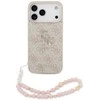 Guess 4G Strap 4G Classic Logo dėklas skirtas Apple iPhone 17 Pro Max rožinės spalvos