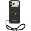 Guess 4G Strap 4G Classic Logo dėklas skirtas Apple iPhone 17 Pro Max juodos spalvos