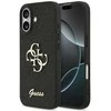 Guess 4G Strap 4G Classic Logo dėklas skirtas Apple iPhone 17 juodos spalvos