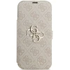 Dėklas Guess Book 4G Metal Logo Case for iPhone 18 Pro Max / 17 Pro Max - Rožinė