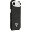 Guess PU Leather Triangle Logo MagSafe dėklas skirtas Apple iPhone Air juodos spalvos