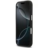Guess PU Saffiano MagSafe dėklas skirtas Apple iPhone 17 juodos spalvos