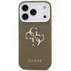 Guess Grained Big 4G Classic Logo - dėklas skirtas Apple iPhone 17 Pro ruda