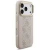 Dėklas GUESS case for IPHONE 17 Pro compatible with MagSafe GUHMP17LPG4SEMCP (PU W/ 4G PU Stripe) pink