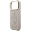 Dėklas GUESS case for IPHONE 17 Pro compatible with MagSafe GUHMP17LPG4SEMCP (PU W/ 4G PU Stripe) pink