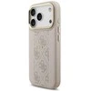 Dėklas GUESS case for IPHONE 17 Pro compatible with MagSafe GUHMP17LPG4SEMCP (PU W/ 4G PU Stripe) pink