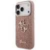 Dėklas GUESS case for IPHONE 17 Pro GUHCP17LHG4SGCP (Fixed Glitter Big 4G Metal Frame) pink