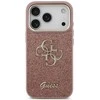 Dėklas GUESS case for IPHONE 17 Pro GUHCP17LHG4SGCP (Fixed Glitter Big 4G Metal Frame) pink