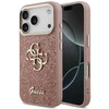 Dėklas GUESS case for IPHONE 17 Pro GUHCP17LHG4SGCP (Fixed Glitter Big 4G Metal Frame) pink