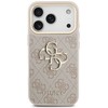 Dėklas Guess 4G Big 4G Classic Logo Big Strap Metal Mygtukai Case for iPhone 17 Pro - Rožinė
