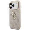Dėklas Guess 4G Big 4G Classic Logo Big Strap Metal Mygtukai Case for iPhone 17 Pro - Rožinė