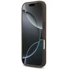 GUESS dėklas, skirtas IPHONE 17 Pro GUHCP17LP4GMGSW (PU su dirželiu 4G klasikinis logotipas) rudas