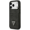 Dėklas GUESS case for IPHONE 17 Pro GUHCP17LP4TPK (4G Double Card Triangle) juodas