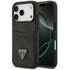 Dėklas GUESS case for IPHONE 17 Pro GUHCP17LP4TPK (4G Double Card Triangle) juodas