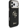 Dėklas GUESS case for IPHONE 17 Pro Max GUHCP17XHG4SGCK (Fixed Glitter Big 4G Metal Frame) juodas