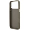 Guess Grained Big 4G Classic Logo - dėklas skirtas Apple iPhone 17 Pro Max ruda