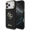 Dėklas GUESS case for IPHONE 17 Pro Max GUHCP17XHG4SGCK (Fixed Glitter Big 4G Metal Frame) juodas