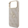 Dėklas Guess 4G Big 4G Classic Logo Big Strap Metal Mygtukai Case for iPhone 17 Pro Max - Rožinė