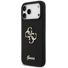 Dėklas GUESS case for IPHONE 17 Pro Max GUHCP17XSC4GSMK (Silicone W/ Big 4G Script) juodas