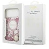 Guess Resin Bottom Glitter MagSafe dėklas Apple iPhone 17 Pro Max rožinės spalvos