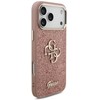 Dėklas GUESS case for IPHONE 17 Pro Max GUHCP17XHG4SGCP (Fixed Glitter Big 4G Metal Frame) pink