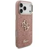 Dėklas GUESS case for IPHONE 17 Pro Max GUHCP17XHG4SGCP (Fixed Glitter Big 4G Metal Frame) pink