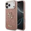 Dėklas GUESS case for IPHONE 17 Pro Max GUHCP17XHG4SGCP (Fixed Glitter Big 4G Metal Frame) pink