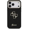 Dėklas GUESS case for IPHONE 17 Pro Max GUHCP17XHG4SGCK (Fixed Glitter Big 4G Metal Frame) juodas