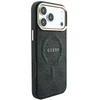 Guess Embossed 4G Classic MagSafe dėklas, skirtas iPhone 18 Pro Max / iPhone 17 Pro Max, juodas