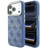 Guess Embossed 4G Classic MagSafe dėklas skirtas iPhone 18 Pro / iPhone 17 Pro mėlynas