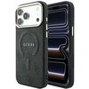 Guess Embossed 4G Classic MagSafe dėklas skirtas iPhone 18 Pro / iPhone 17 Pro juodas