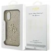 Dėklas Guess Fixed Glitter Big 4G skirtas Apple iPhone 17 aukso spalvos