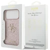 Dėklas Guess Fixed Glitter Big 4G Case for iPhone 18 Pro Max / 17 Pro Max – Rožinė