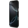 Dėklas Guess Glitter Triangle Logo MagSafe Case for iPhone 17 Air - Juodas