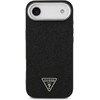 Dėklas Guess Glitter Triangle Logo MagSafe Case for iPhone 17 Air - Juodas