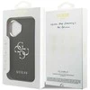 „Guess Grained Big 4G Classic“ logotipo dėklas, skirtas iPhone 17 - juodas