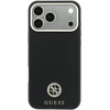 Dėklas Guess Grained Round Strass Logo MagSafe Case for iPhone 18 Pro / 17 Pro - Juodas