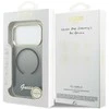 GUESS dėklas, skirtas IPHONE 17 Pro, suderinamas su MagSafe GUHMP17L5HTGMCSK (IML Gradient Script Metal) juodas