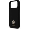 Guess Metal Outline MagSafe dėklas skirtas Apple iPhone 17 Pro Max sidabro spalvos