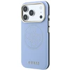 Dėklas Guess Perforated 4G Gold Logo Magsafe Case for iPhone 18 Pro Max / 17 Pro Max - Light Mėlyna