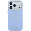 Dėklas Guess Perforated 4G Gold Logo Magsafe Case for iPhone 18 Pro Max / 17 Pro Max - Light Mėlyna